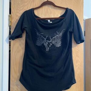 We the free quarter sleeve top